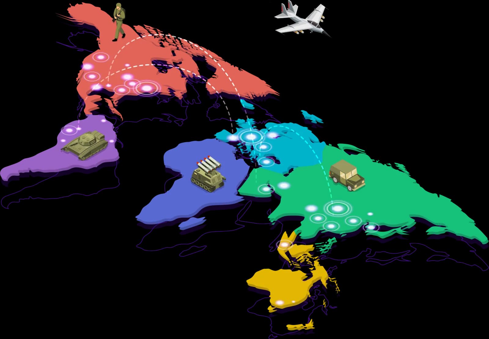 World map game board